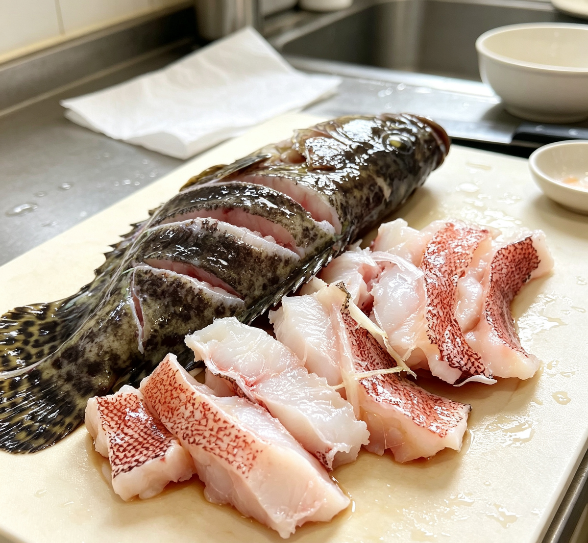 Steamed Whole Fish with Sliced Portions: A Gourmet Delight
