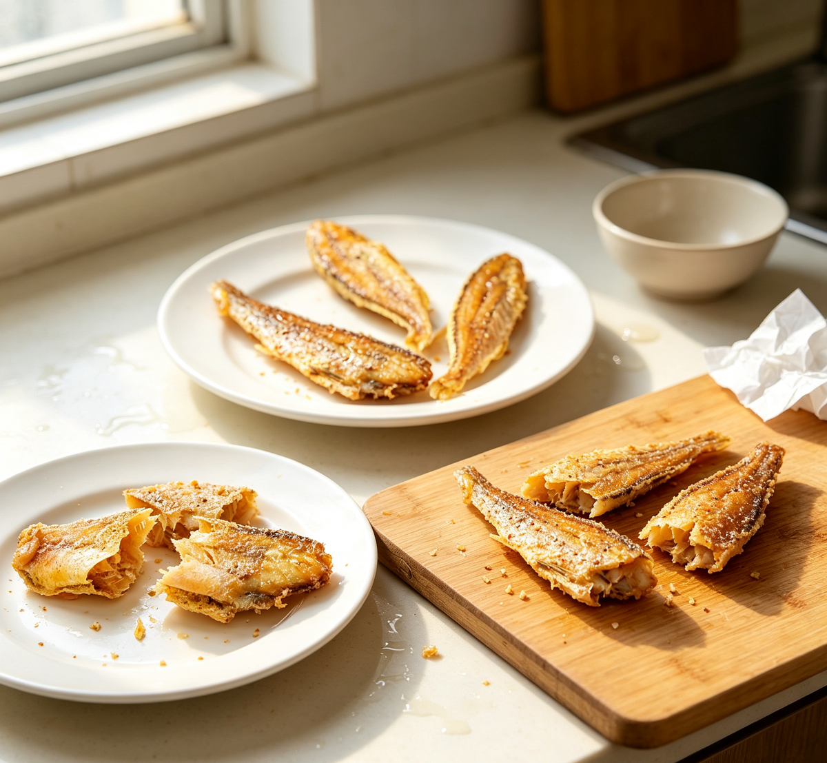 Crispy Pan-Fried Whole Fish Fillets: Golden Perfection