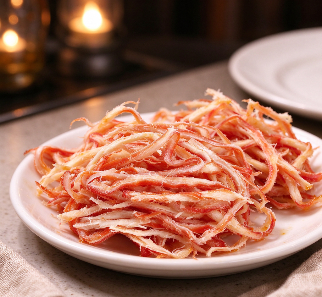 Crispy Crab Strands: A Delicate Seafood Delight