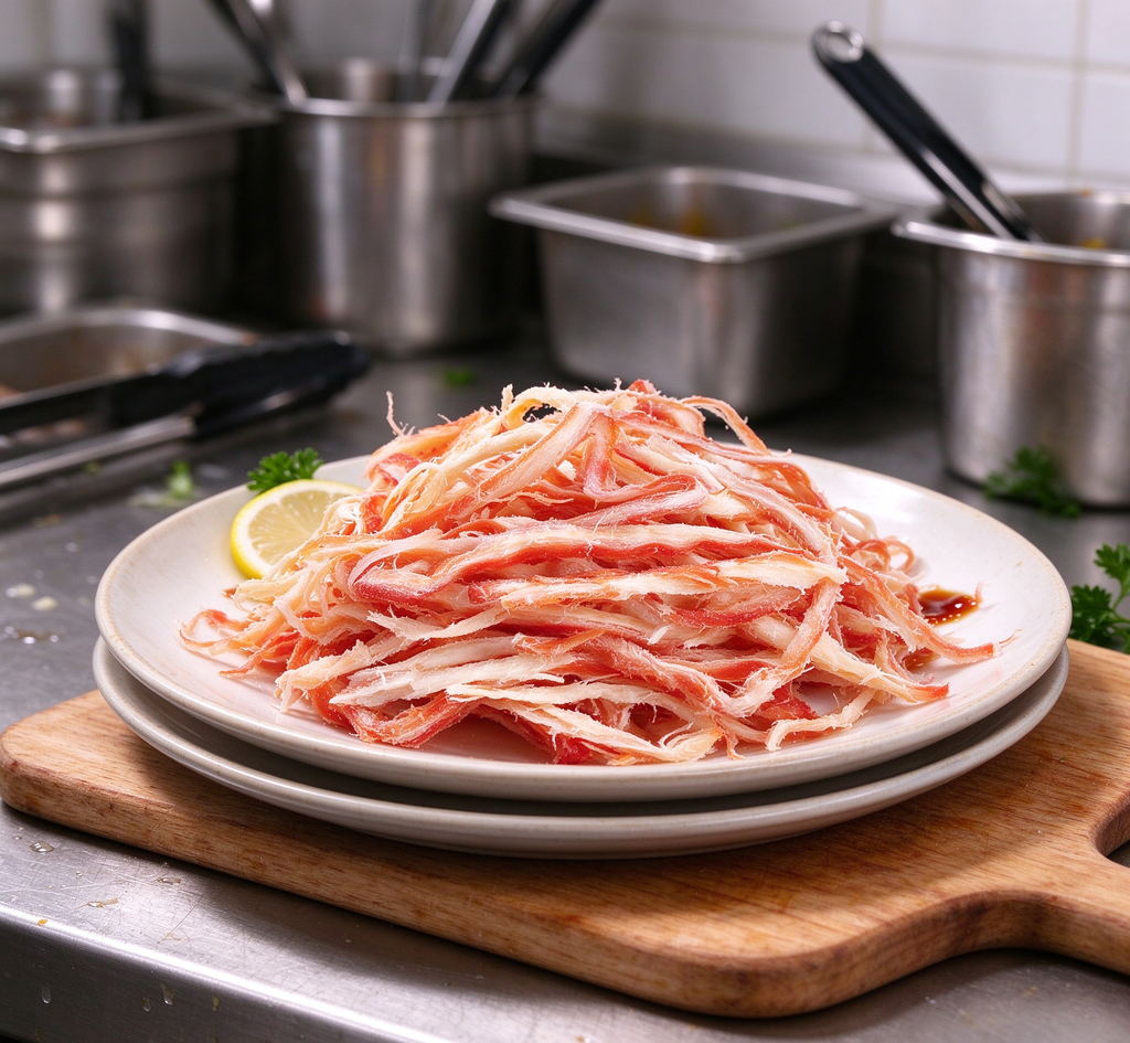 Crispy Crab Strands: A Delicate Seafood Delight